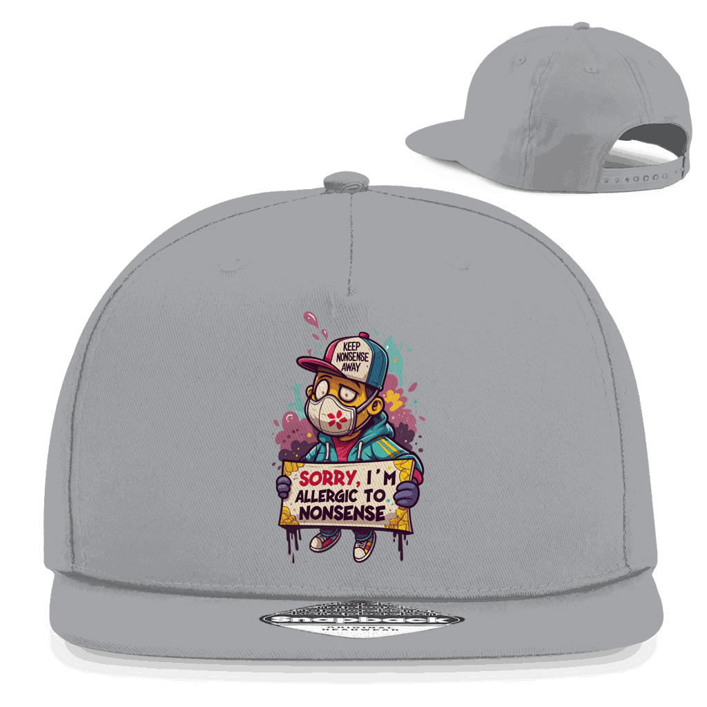 Snapback Rapper Cap - Allergic to Nonsense | Division420®