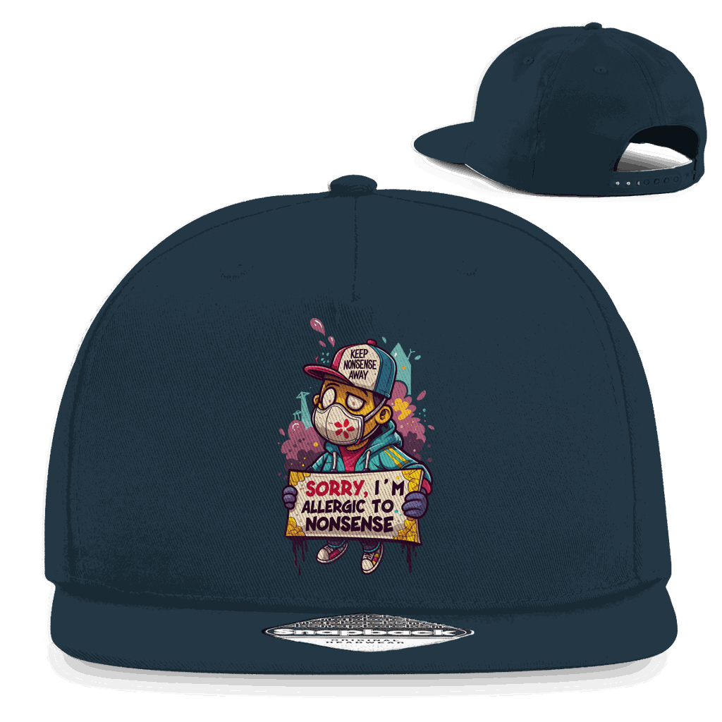 Snapback Rapper Cap - Allergic to Nonsense | Division420®