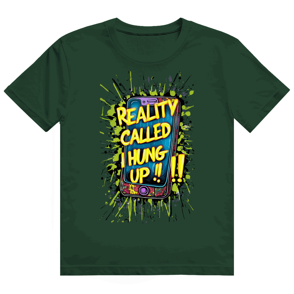 Heavy Cotton T-Shirt - Reality called ,i hung up!!! | Division420®