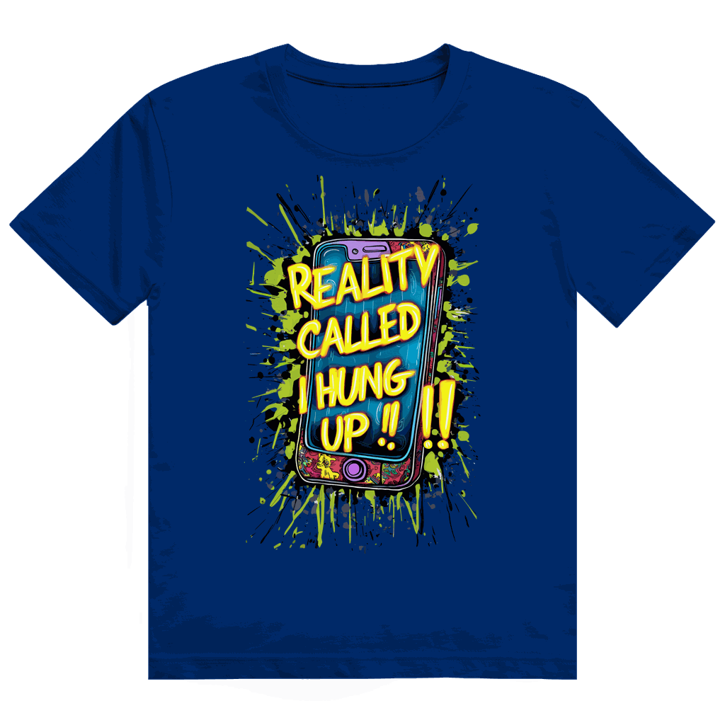 Heavy Cotton T-Shirt - Reality called ,i hung up!!! | Division420®