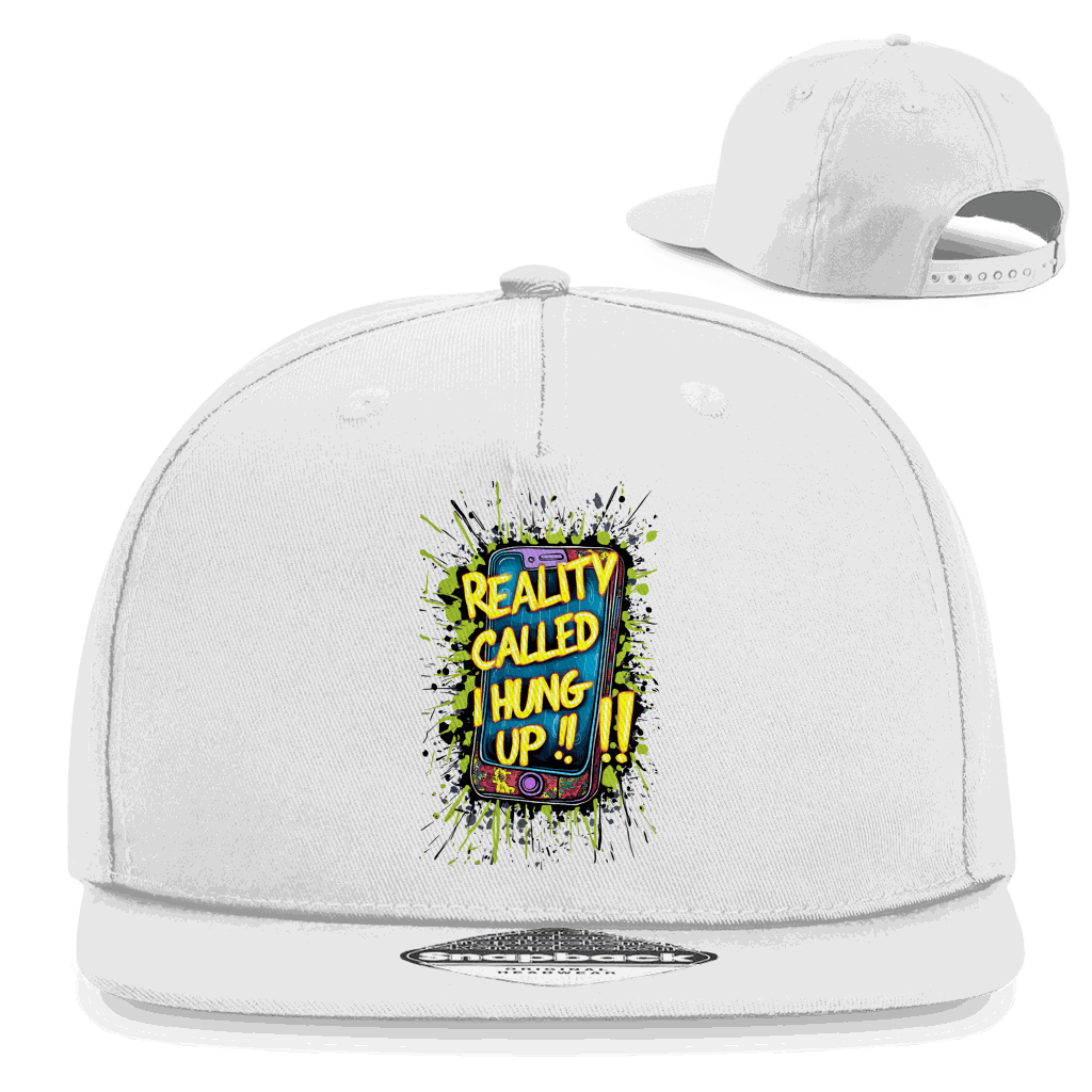 Division420 Snapback Cap mit aufgesticktem Schriftzug und klassischem 5-Panel Design in Schwarz
