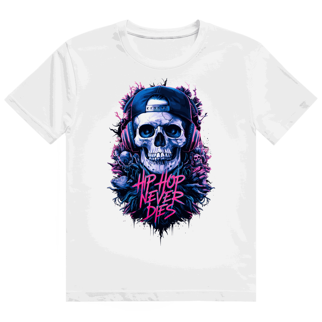 Heavy Cotton T-Shirt - Hip Hop never dies! | Division420®