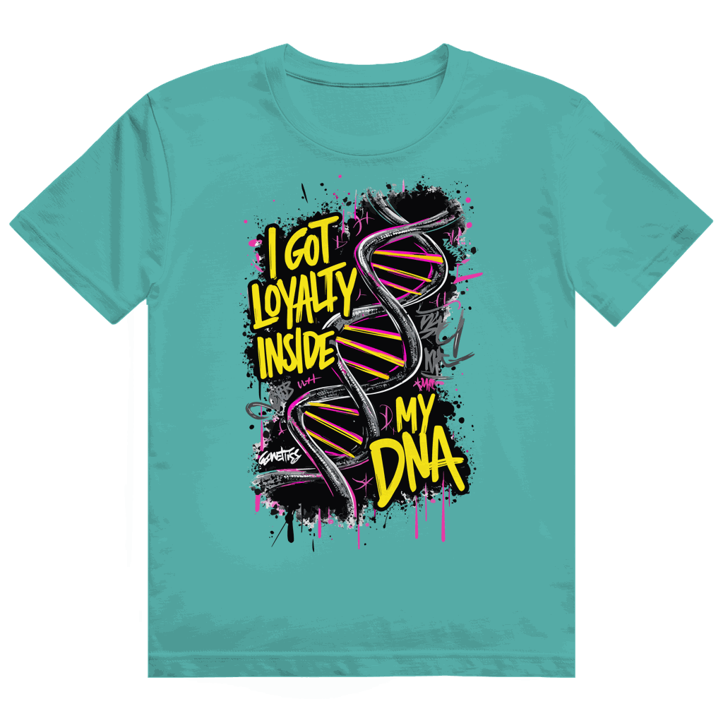 Heavy Cotton T-Shirt - I got loyalty inside my DNA | Division420®