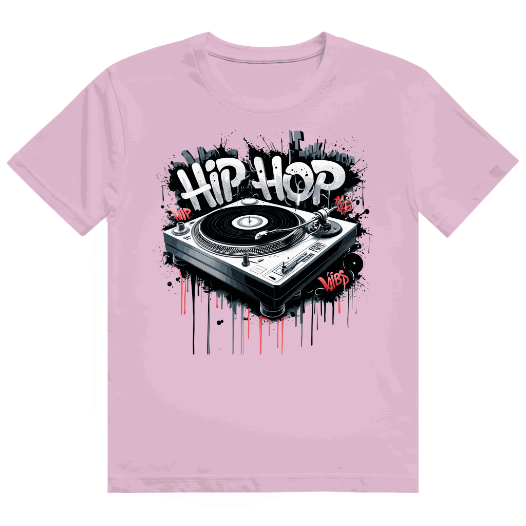 Heavy Cotton T-Shirt - Hip Hop Turntable | Division420®