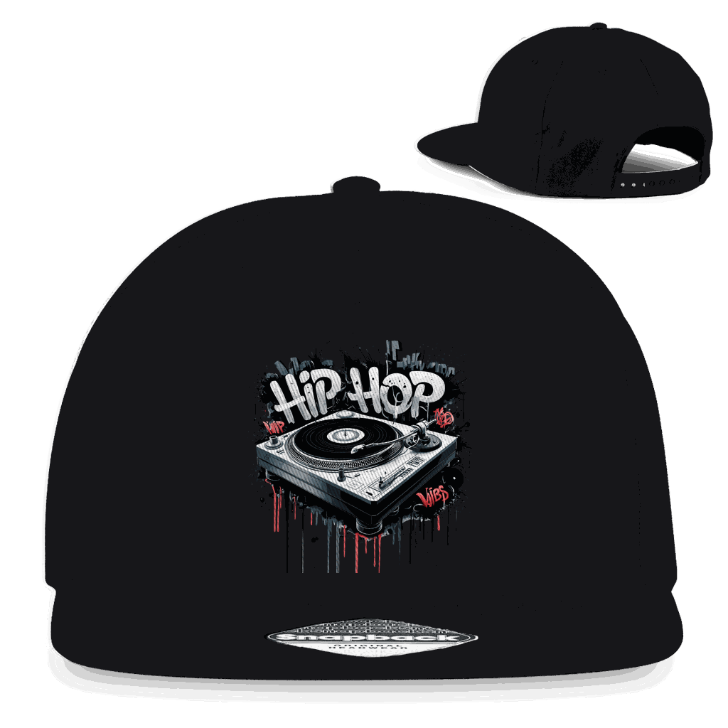 Snapback Rapper Cap - Hip Hop Turntable | Division420®
