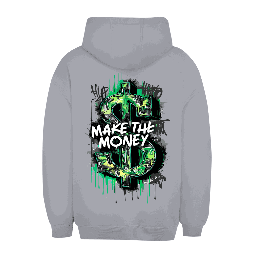 Unisex Oversize Hoodie Make the Money von Division420 in urbanem Stil und nachhaltiger Qualität