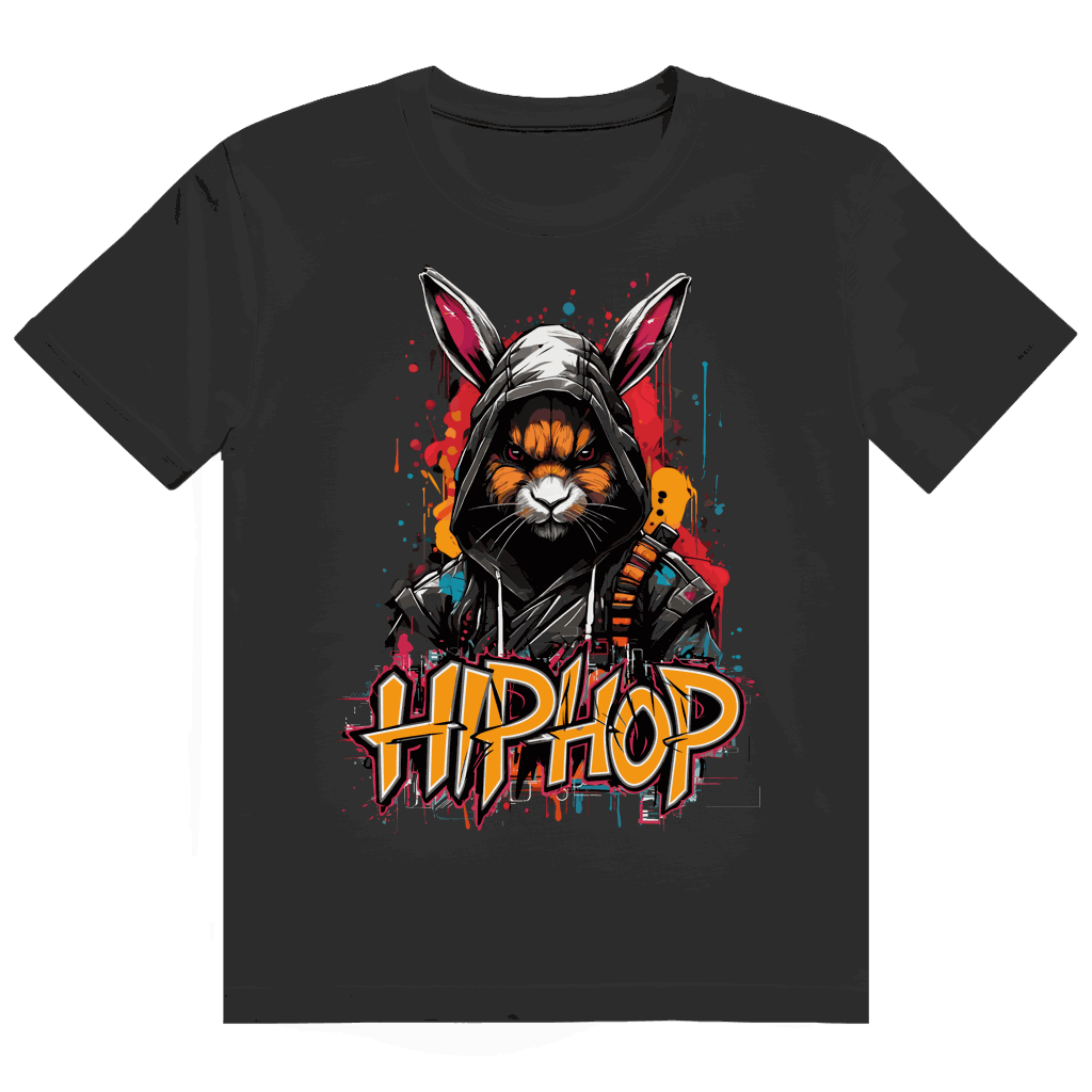 Heavy Cotton T-Shirt - OG Hip Hop Rabbit | Division420®