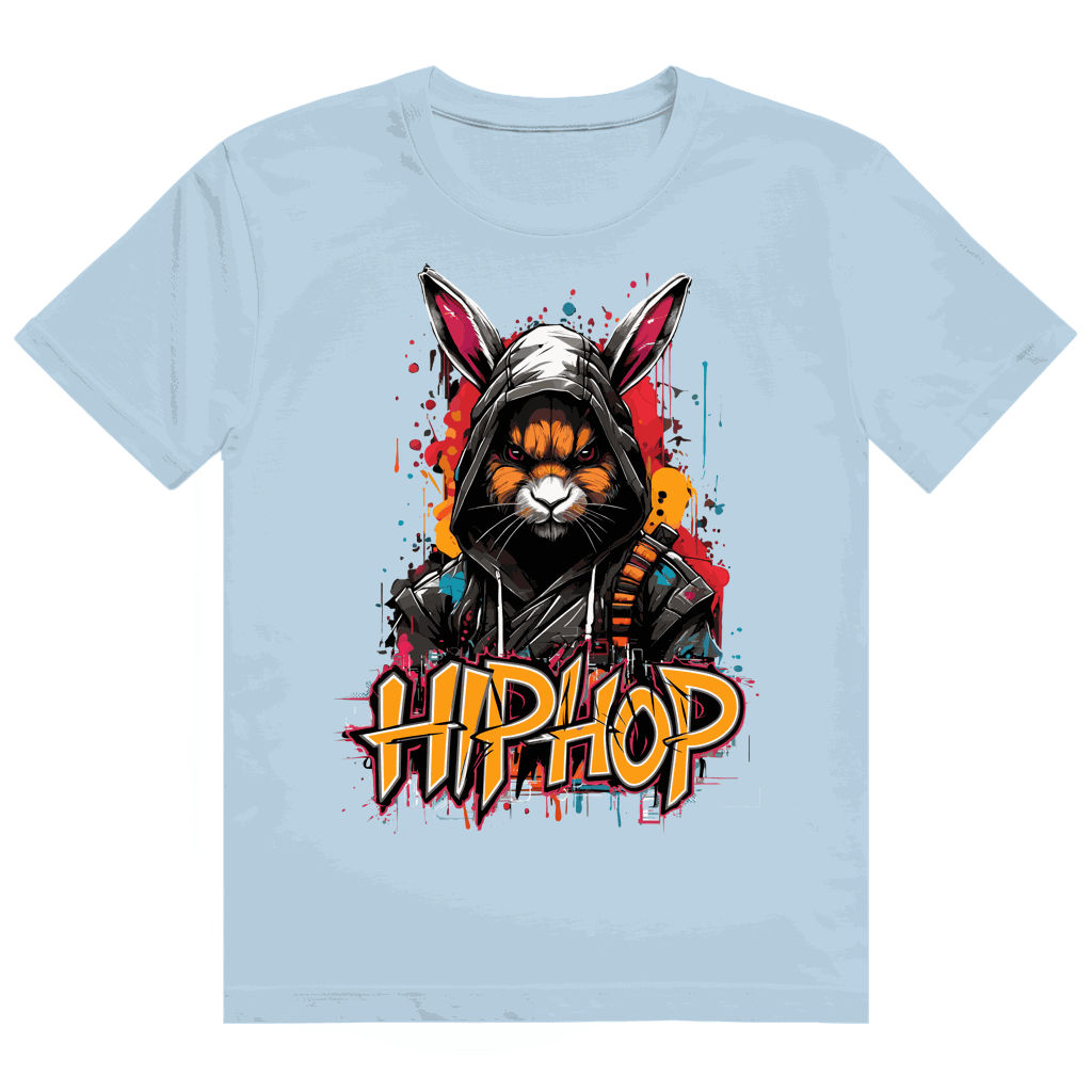 Heavy Cotton T-Shirt - OG Hip Hop Rabbit | Division420®