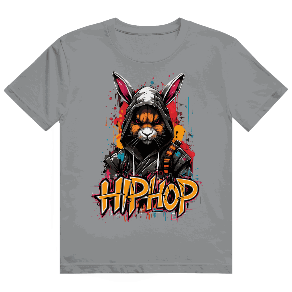 Heavy Cotton T-Shirt - OG Hip Hop Rabbit | Division420®