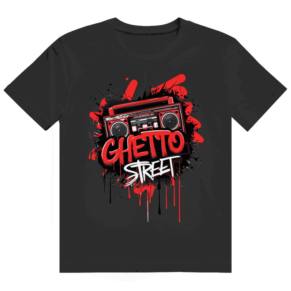 Heavy Cotton T-Shirt - Ghetto Street | Division420®