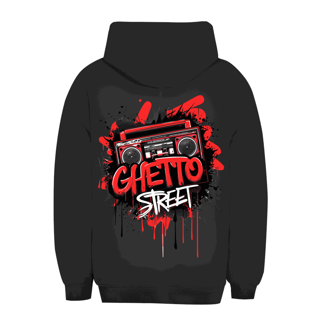 Unisex Oversize Hoodie - Ghetto Street | Division420®