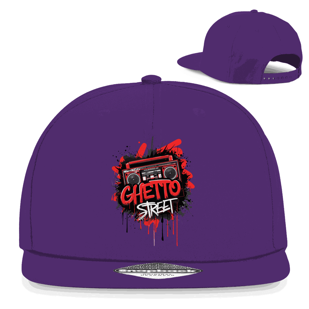Snapback Rapper Cap - Ghetto Street | Division420®