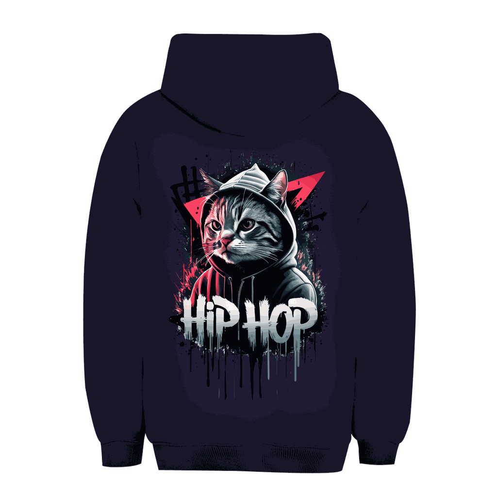 Unisex Oversize Hoodie - Hip Hop Cat | Division420®