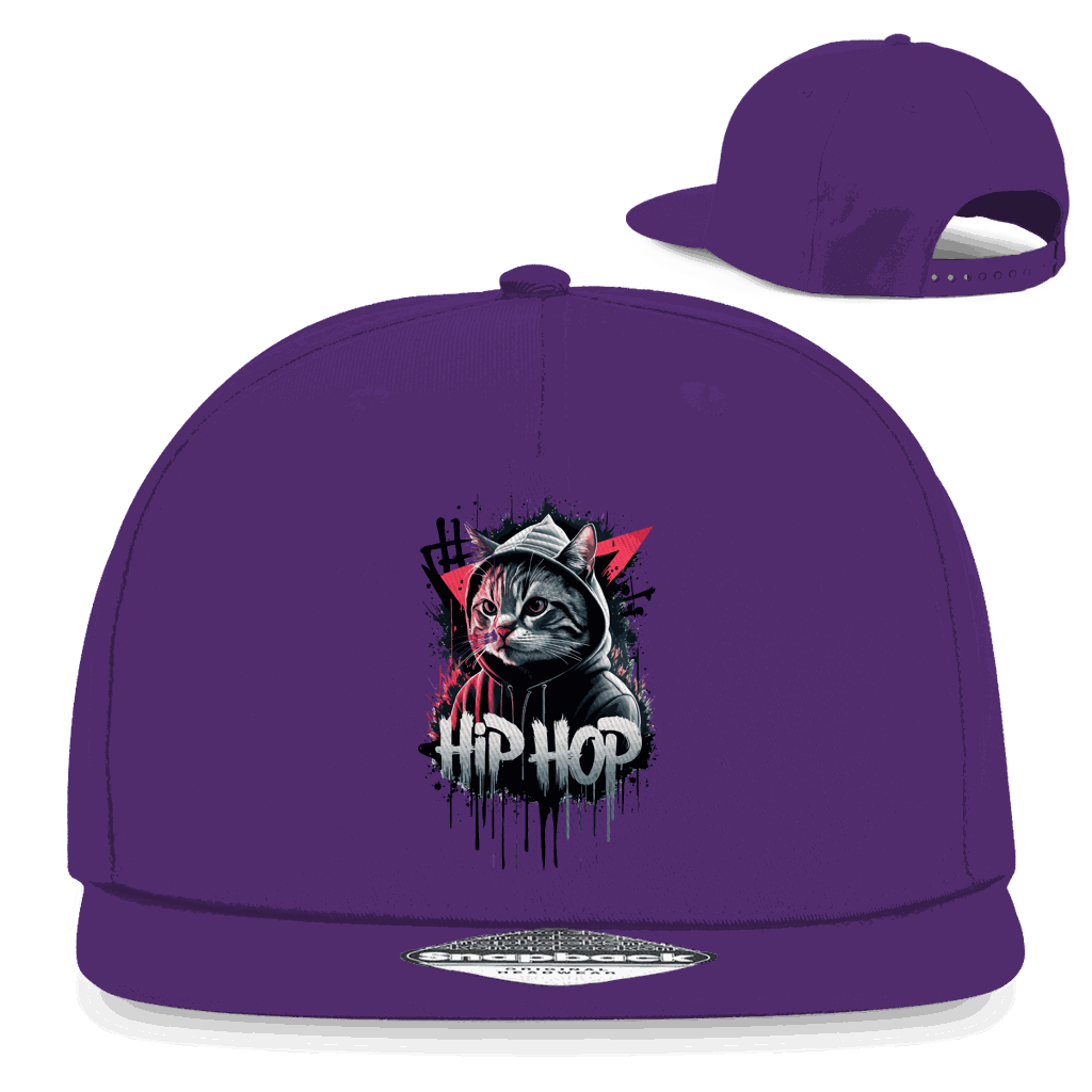 Snapback Rapper Cap - Hip Hop Cat | Division420®