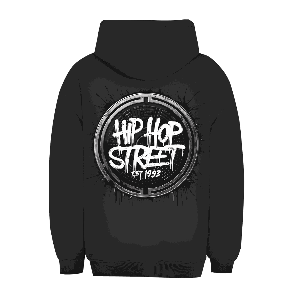 Unisex Oversize Hoodie Division420 in urbanem Hip Hop Street Style mit Kapuze und Kängurutasche
