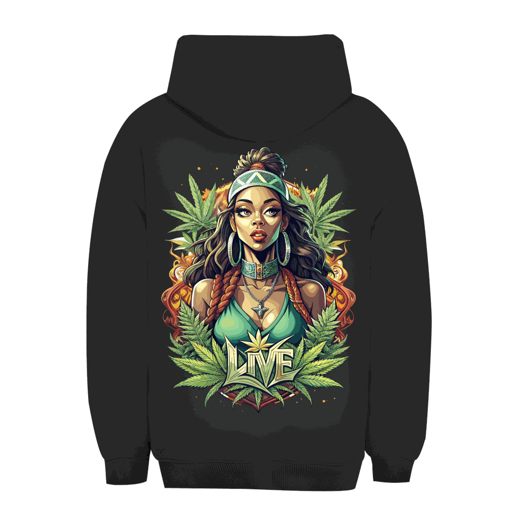Unisex Oversize Hoodie - Live Weed Art | Division420®