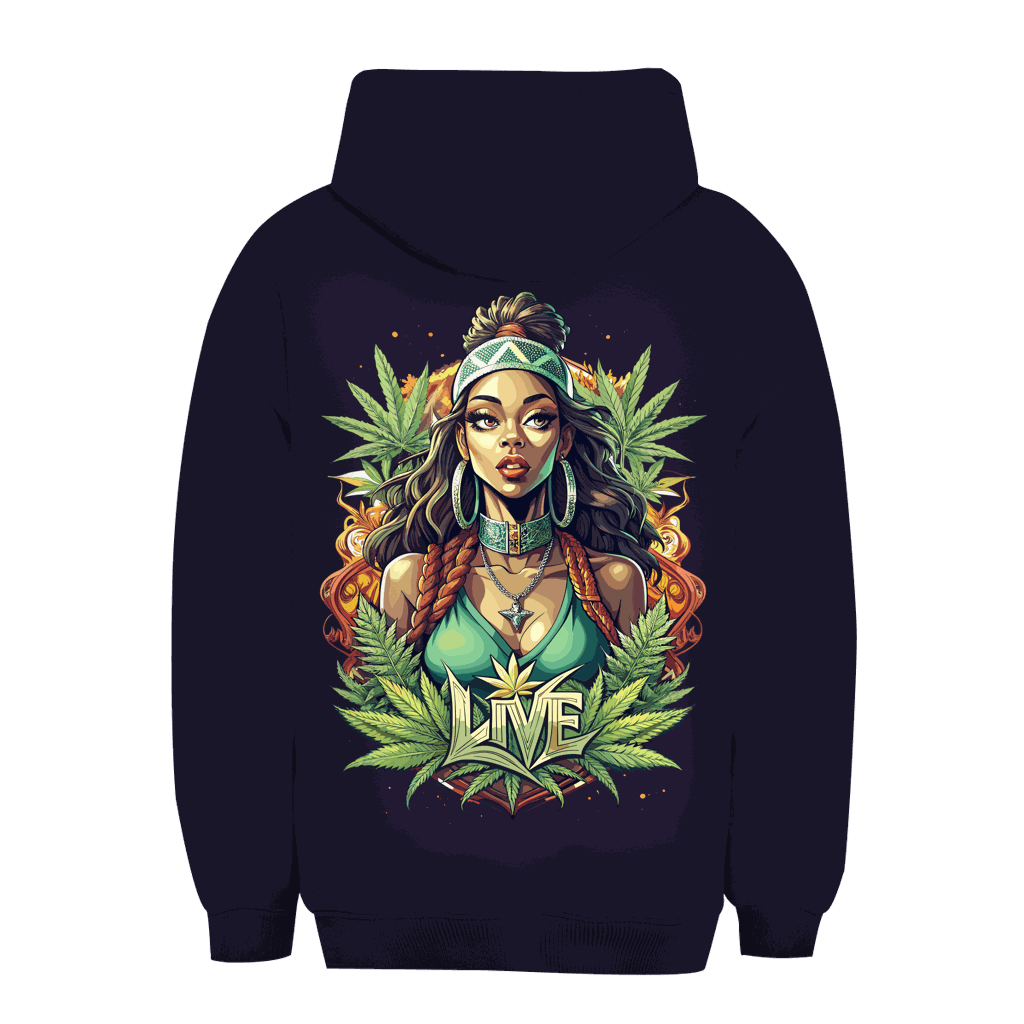 Unisex Oversize Hoodie - Live Weed Art | Division420®