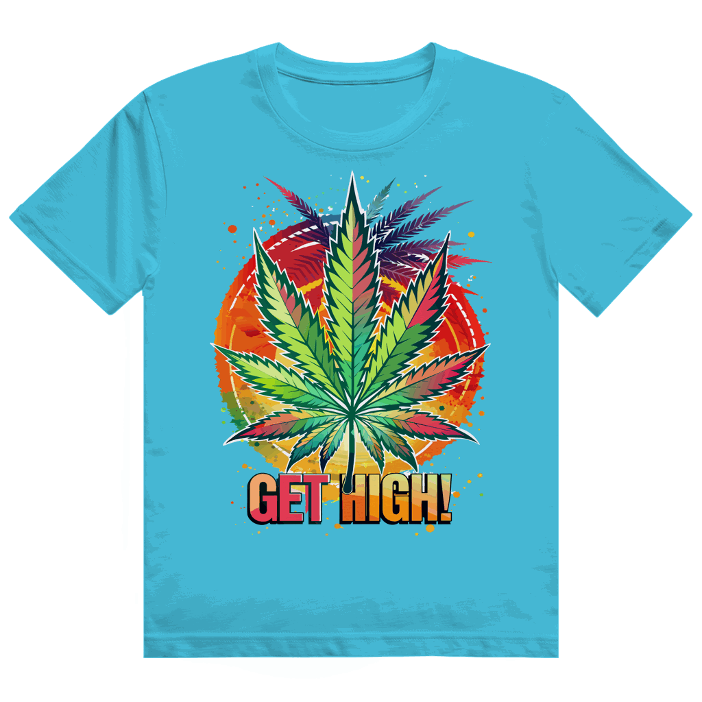 Heavy Cotton T-Shirt - Get High! | Division420®