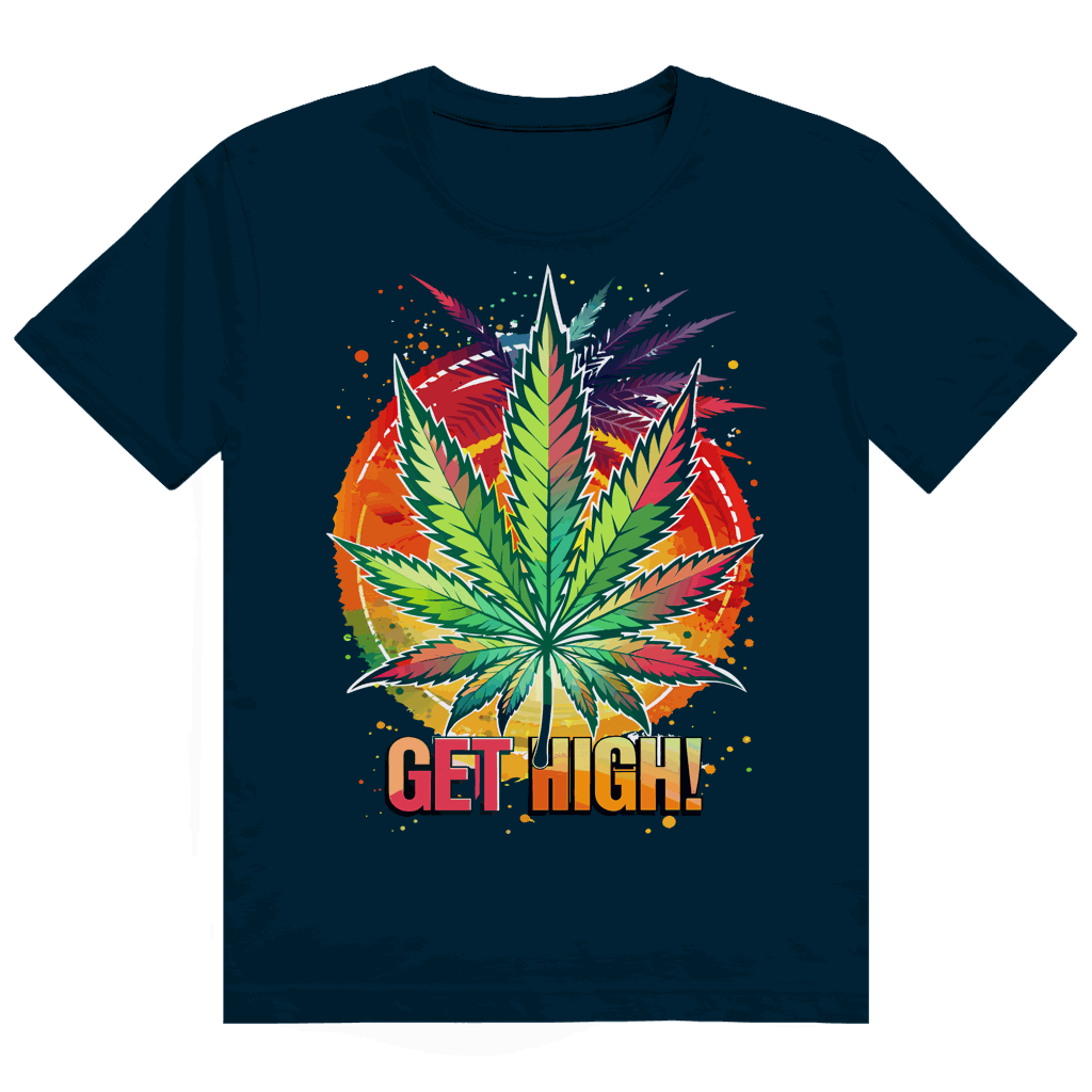 Heavy Cotton T-Shirt - Get High! | Division420®