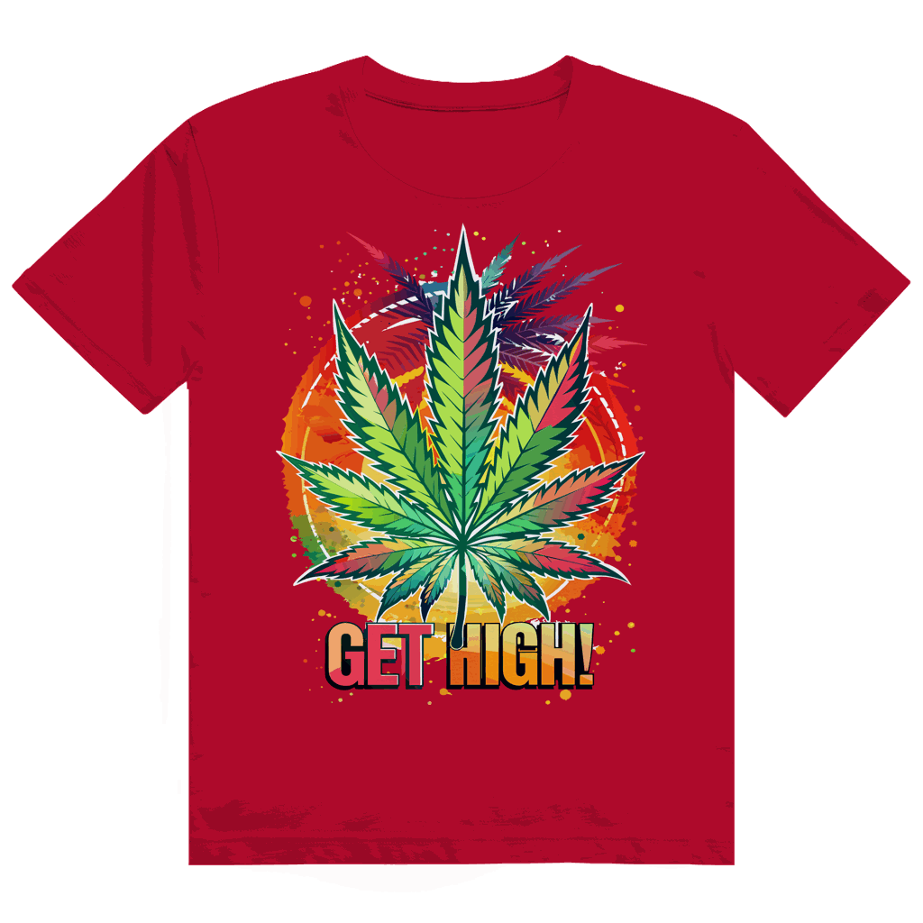 Heavy Cotton T-Shirt - Get High! | Division420®