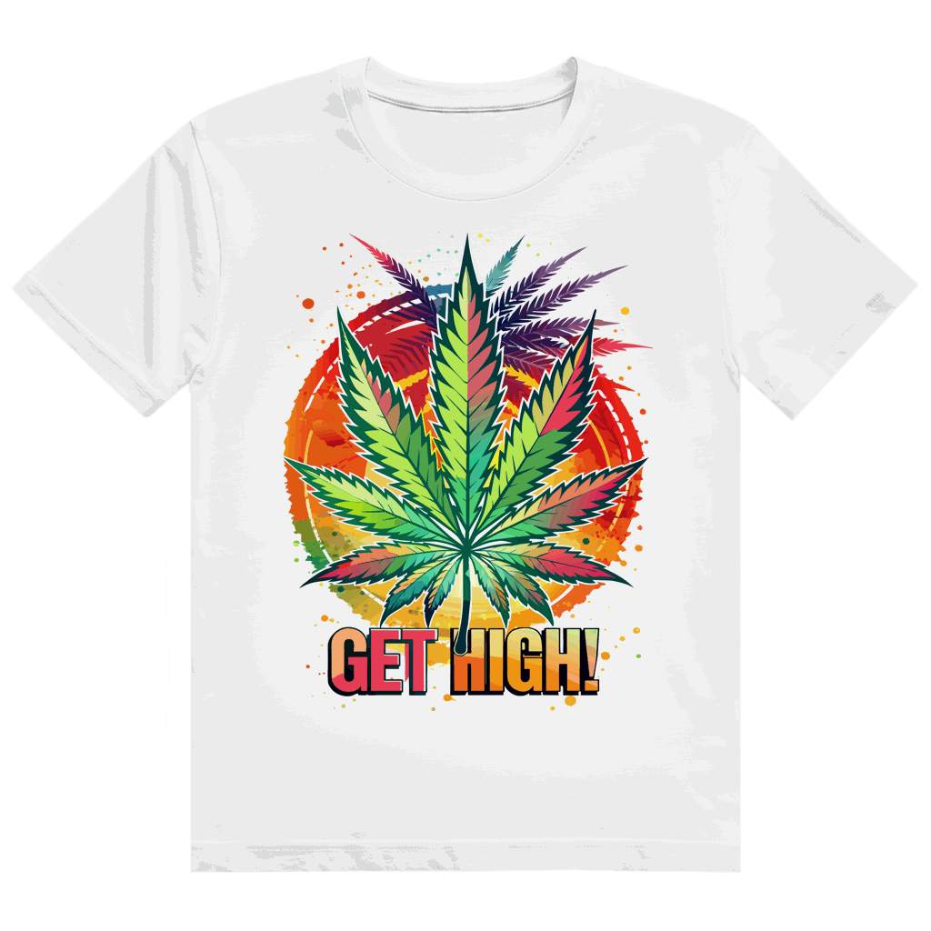 Heavy Cotton T-Shirt - Get High! | Division420®
