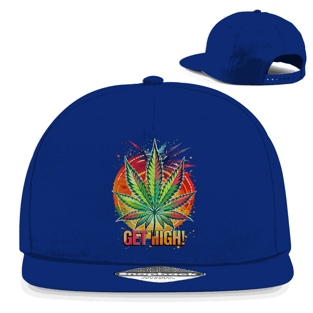 Snapback Rapper Cap - Get High! | Division420®