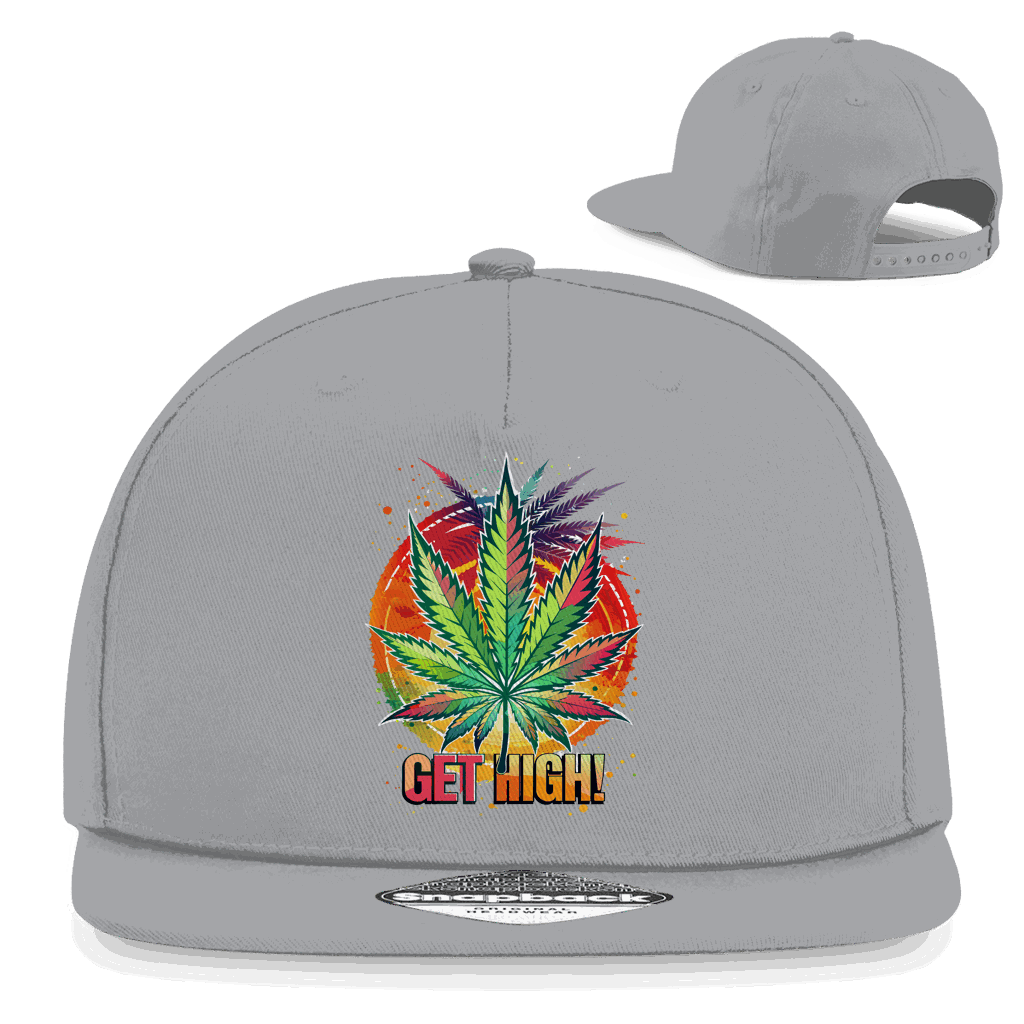 Snapback Rapper Cap - Get High! | Division420®
