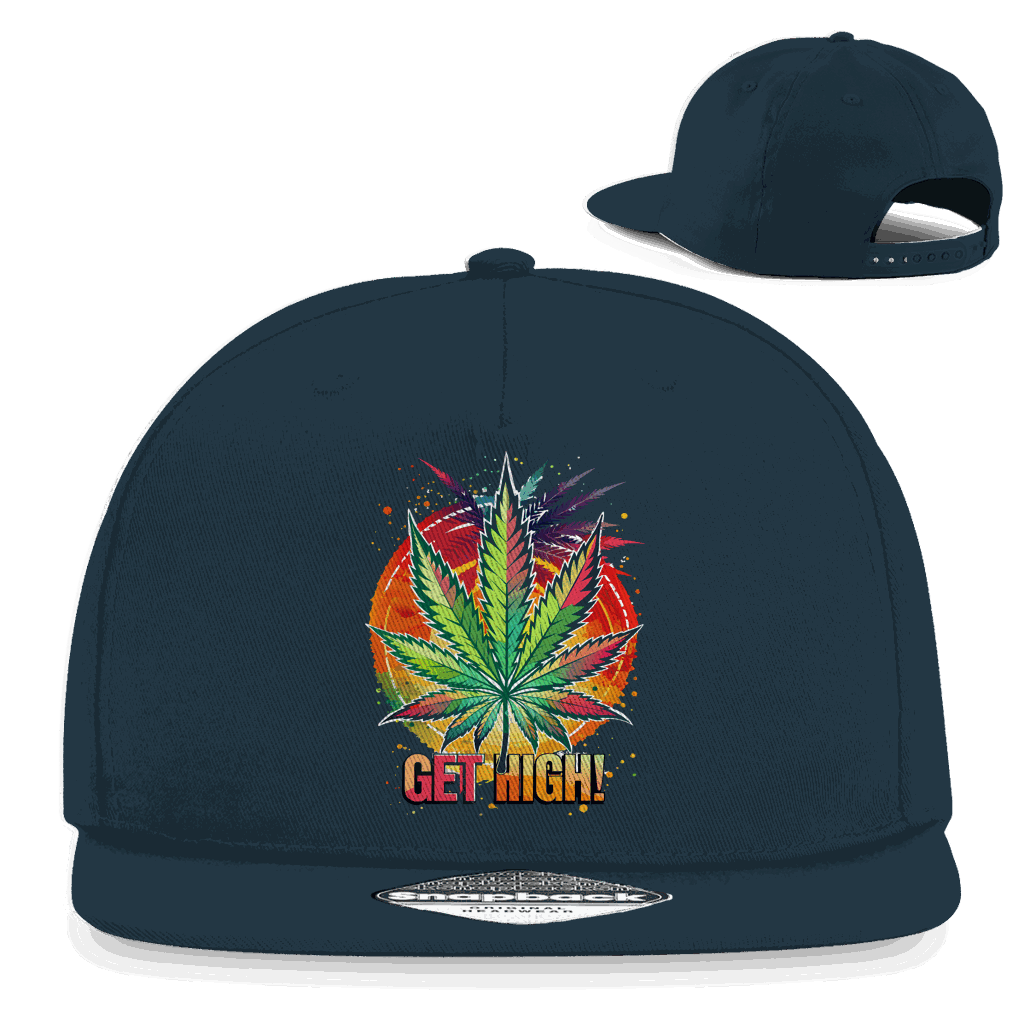 Snapback Rapper Cap - Get High! | Division420®