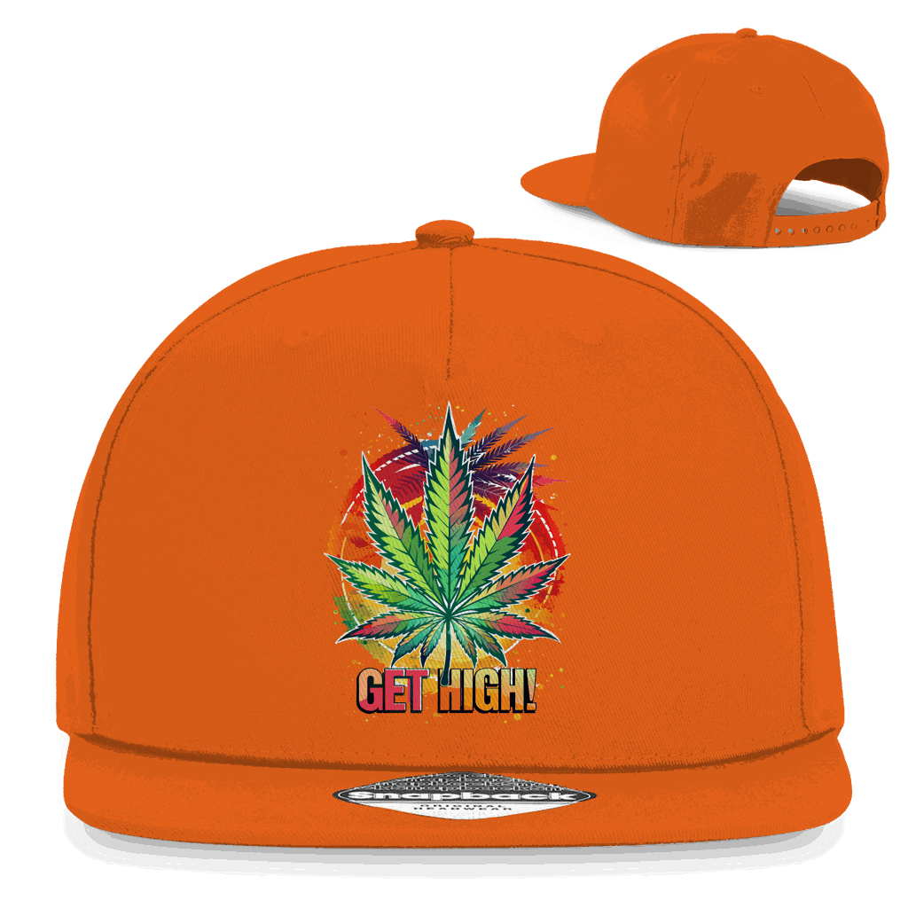 Snapback Rapper Cap - Get High! | Division420®