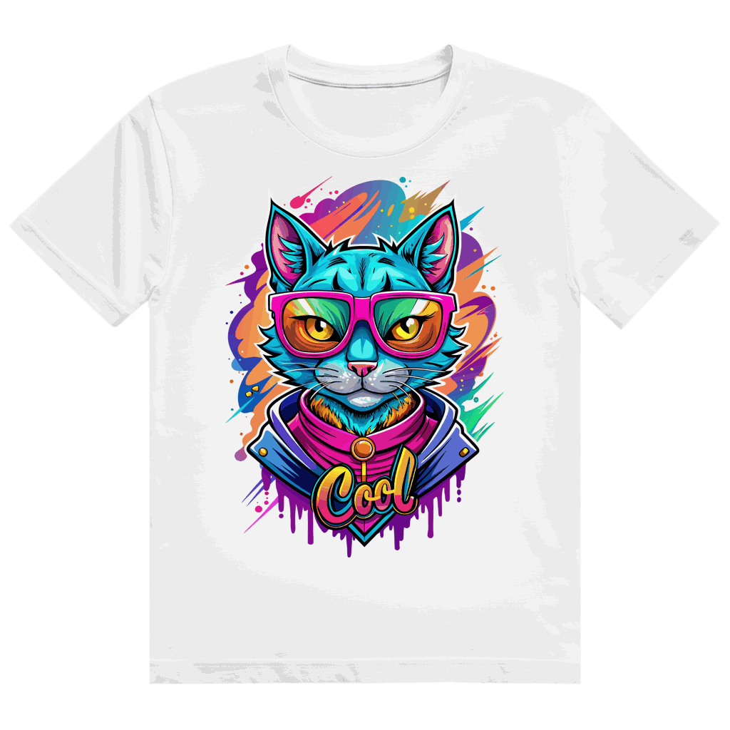 Heavy Cotton T-Shirt - Cat Cool | Division420®