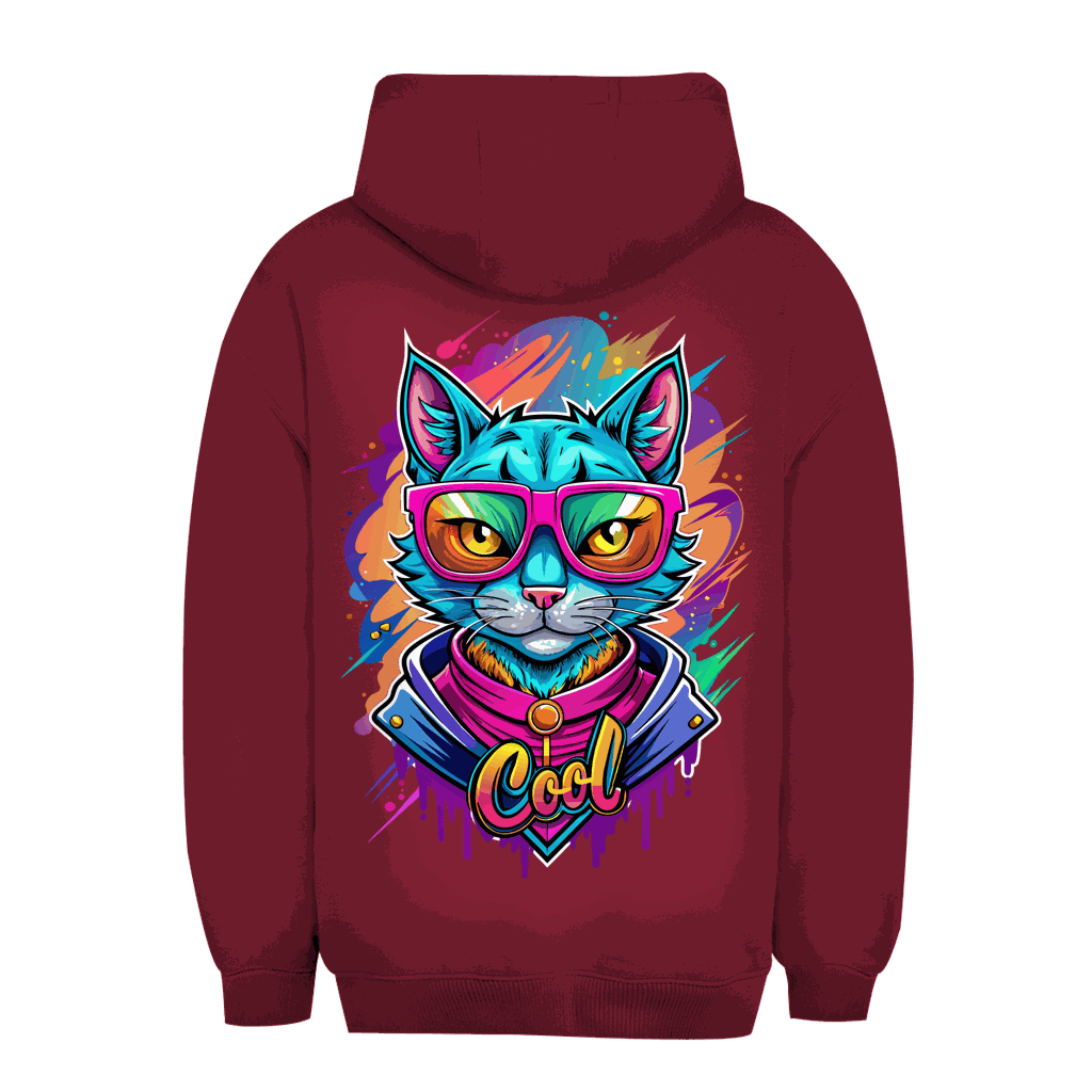 Unisex Oversize Hoodie - Cat Cool | Division420®