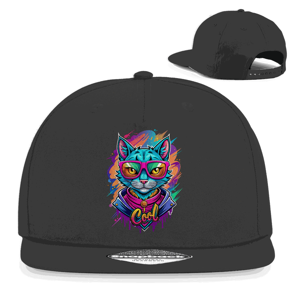 Snapback Rapper Cap - Cat Cool | Division420®