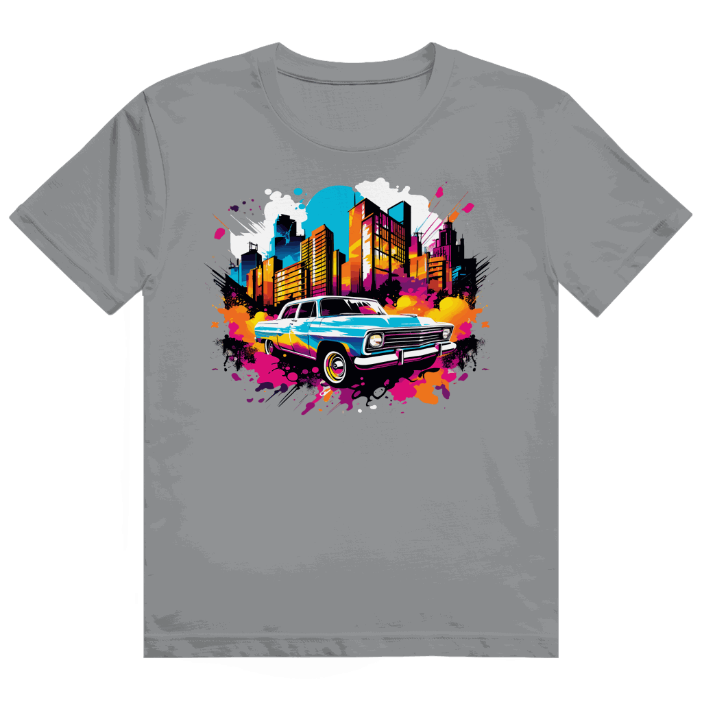 Division420 Heavy Cotton T-Shirt Urban Car aus 100% Baumwolle, nachhaltiger Streetstyle mit modernem Tubular Fit