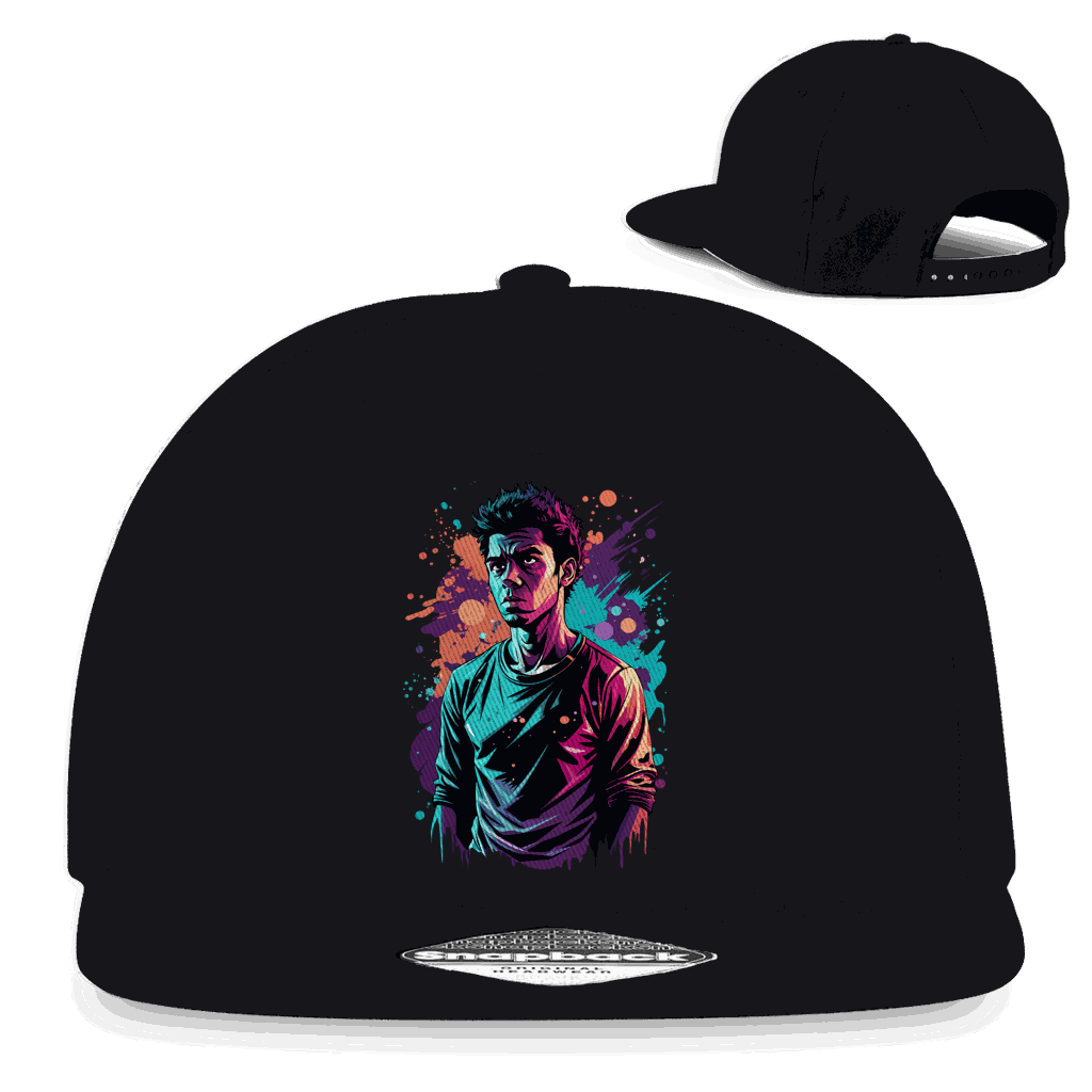Division420 Snapback Cap mit 5-Panel Design und Retro-Snapbackverschluss in 100% Baumwolle