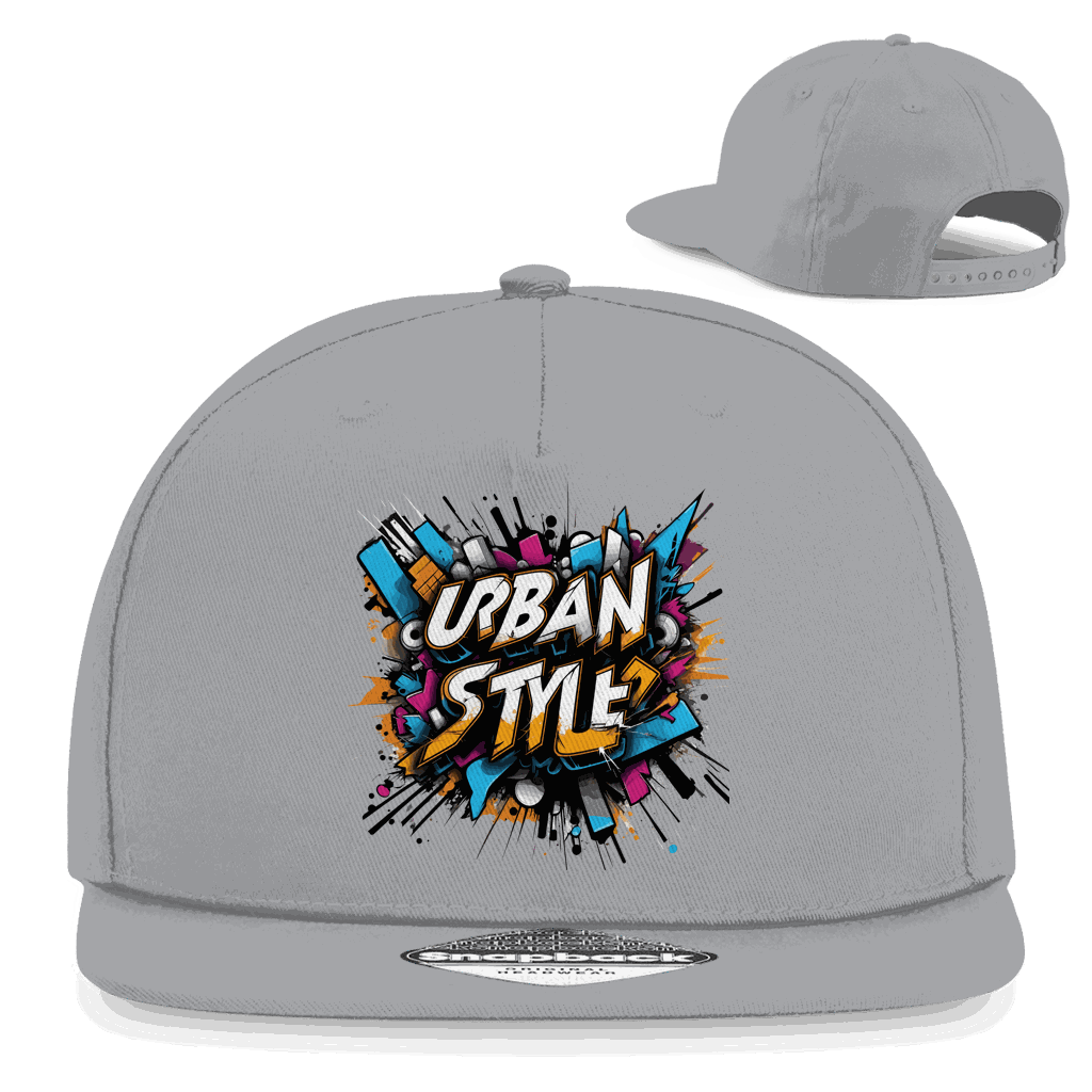 Division420 Snapback Cap urbaner Style mit flachem Schirm und Baumwoll-Twill