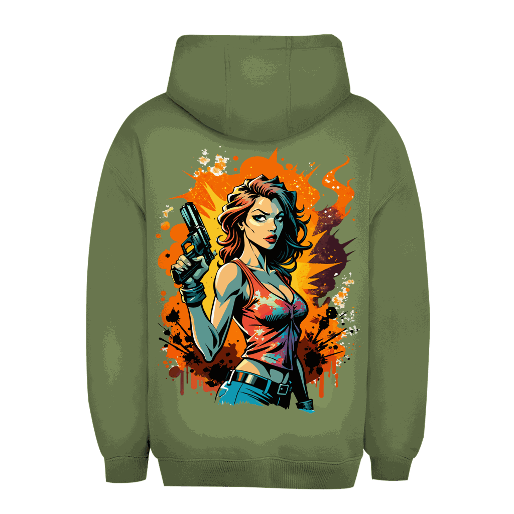 Unisex Oversize Hoodie - Bad Girl | Division420®