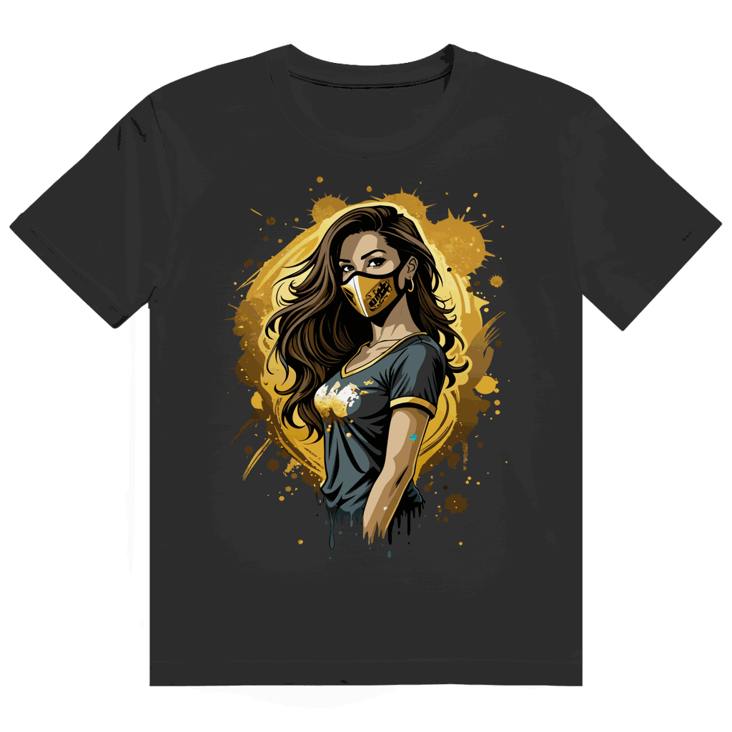 Division420 Heavy Cotton T-Shirt Strange Girl aus 100% Baumwolle mit modernem Tubular Fit und nachhaltiger Produktion