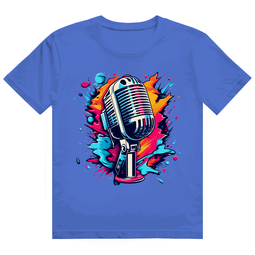 Heavy Cotton T-Shirt - Mic Art Print | Division420®