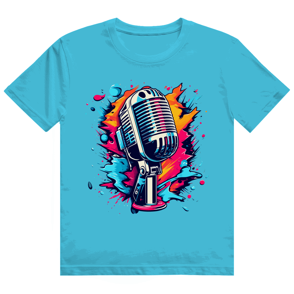 Heavy Cotton T-Shirt - Mic Art Print | Division420®
