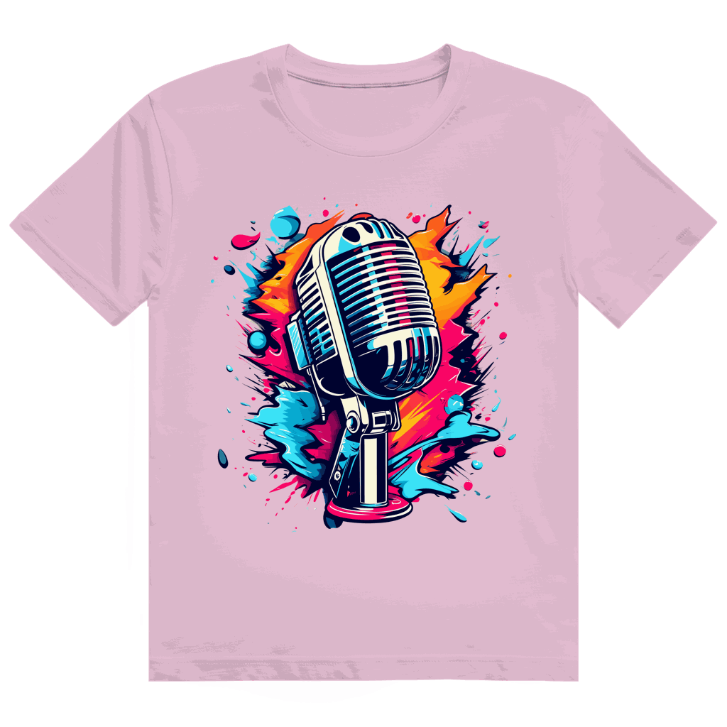 Heavy Cotton T-Shirt - Mic Art Print | Division420®