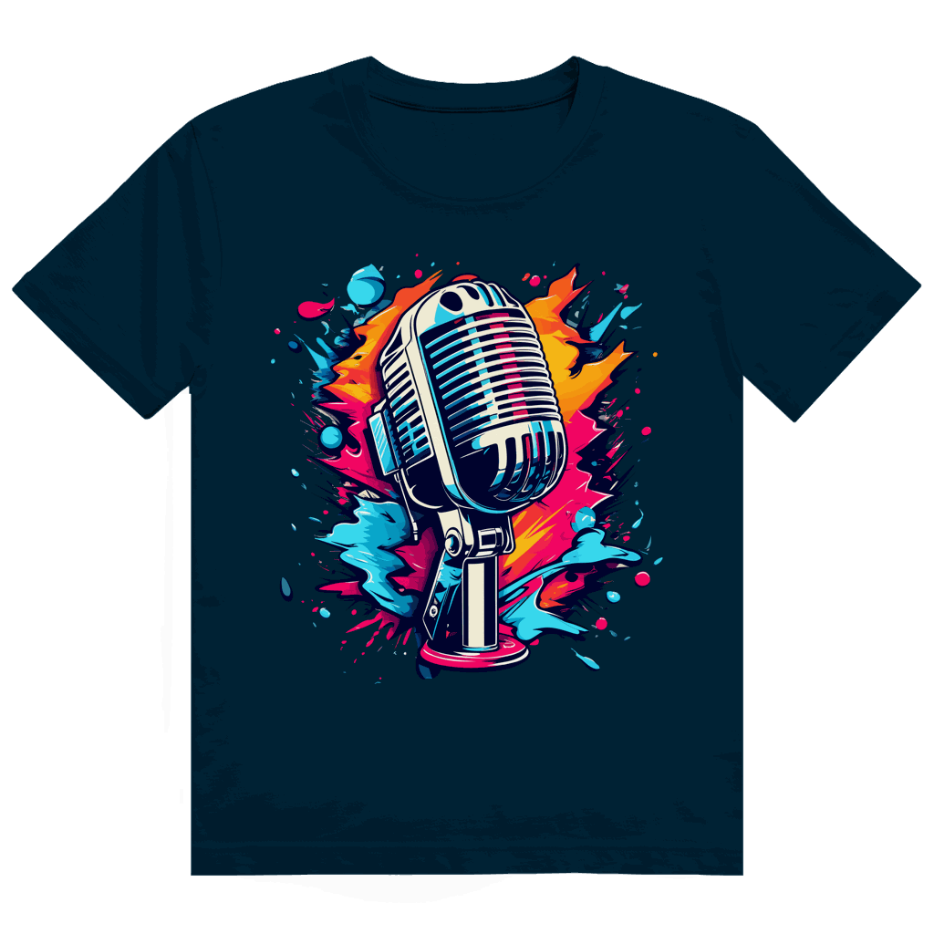 Heavy Cotton T-Shirt - Mic Art Print | Division420®