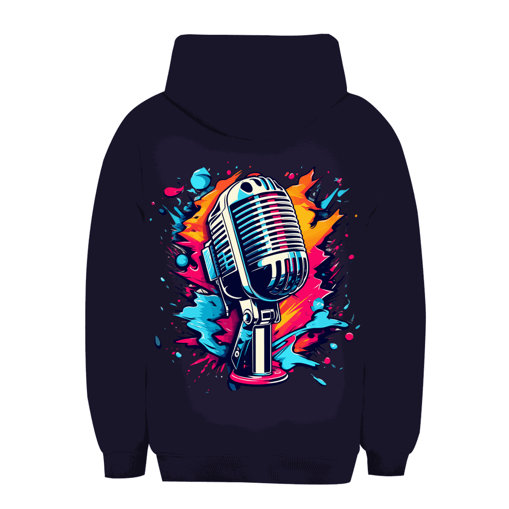 Unisex Oversize Hoodie - Mic Art Print | Division420®