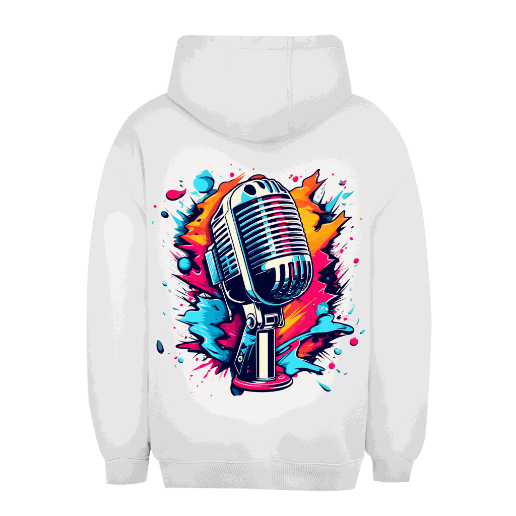 Unisex Oversize Hoodie - Mic Art Print | Division420®