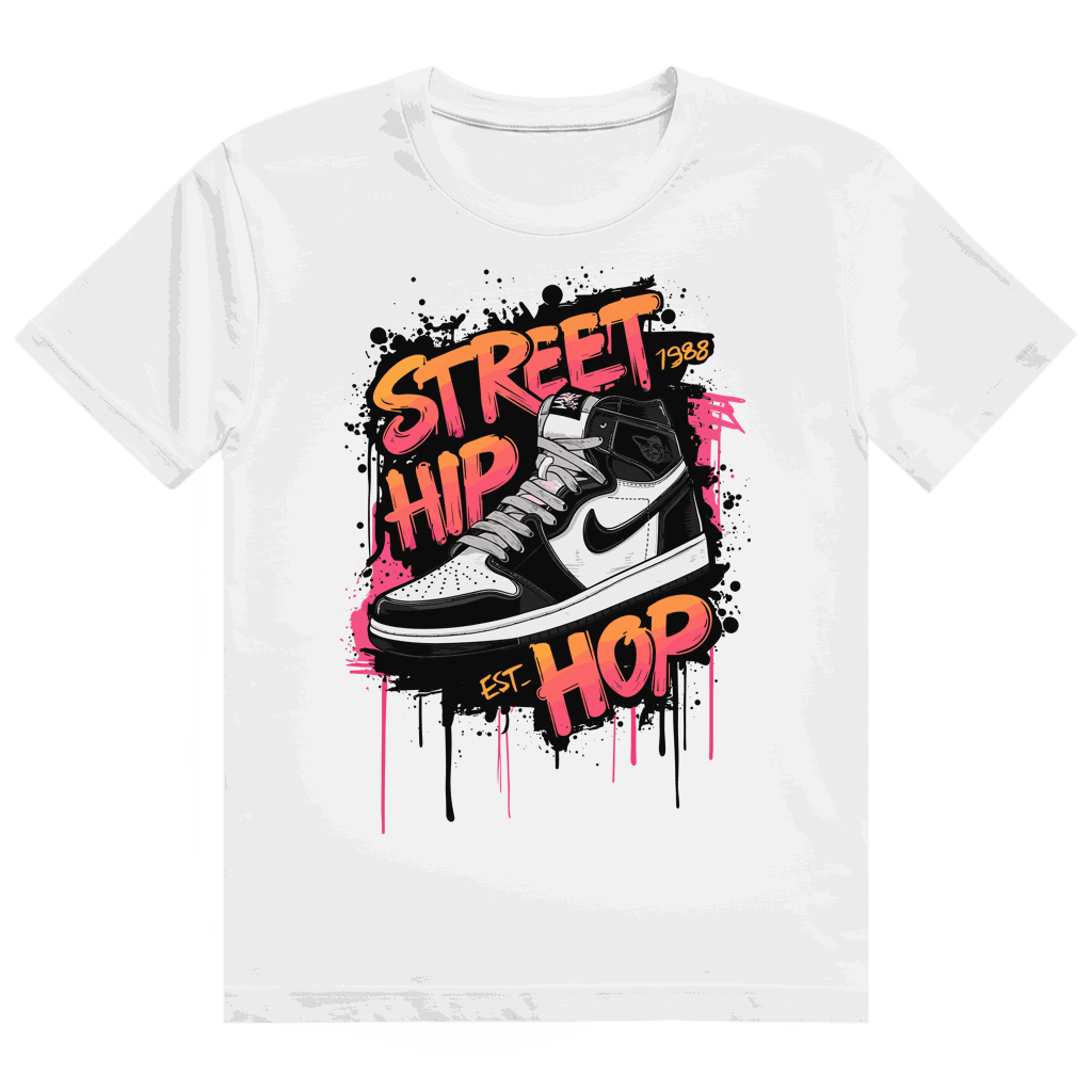 Heavy Cotton T-Shirt - Street Hip Hop Art Print | Division420®