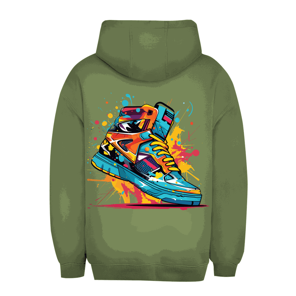 Unisex Oversize Hoodie - Street Hip Hop Art Print | Division420®