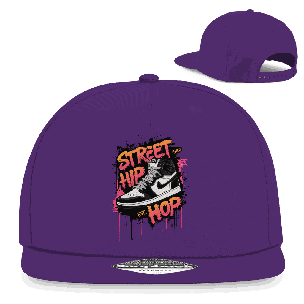Snapback Rapper Cap - Street Hip Hop Art Print | Division420®