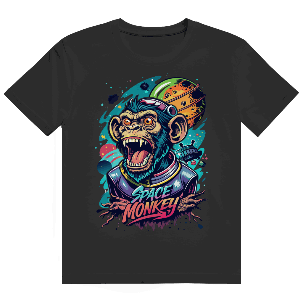 Heavy Cotton T-Shirt - Space Monkey | Division420®