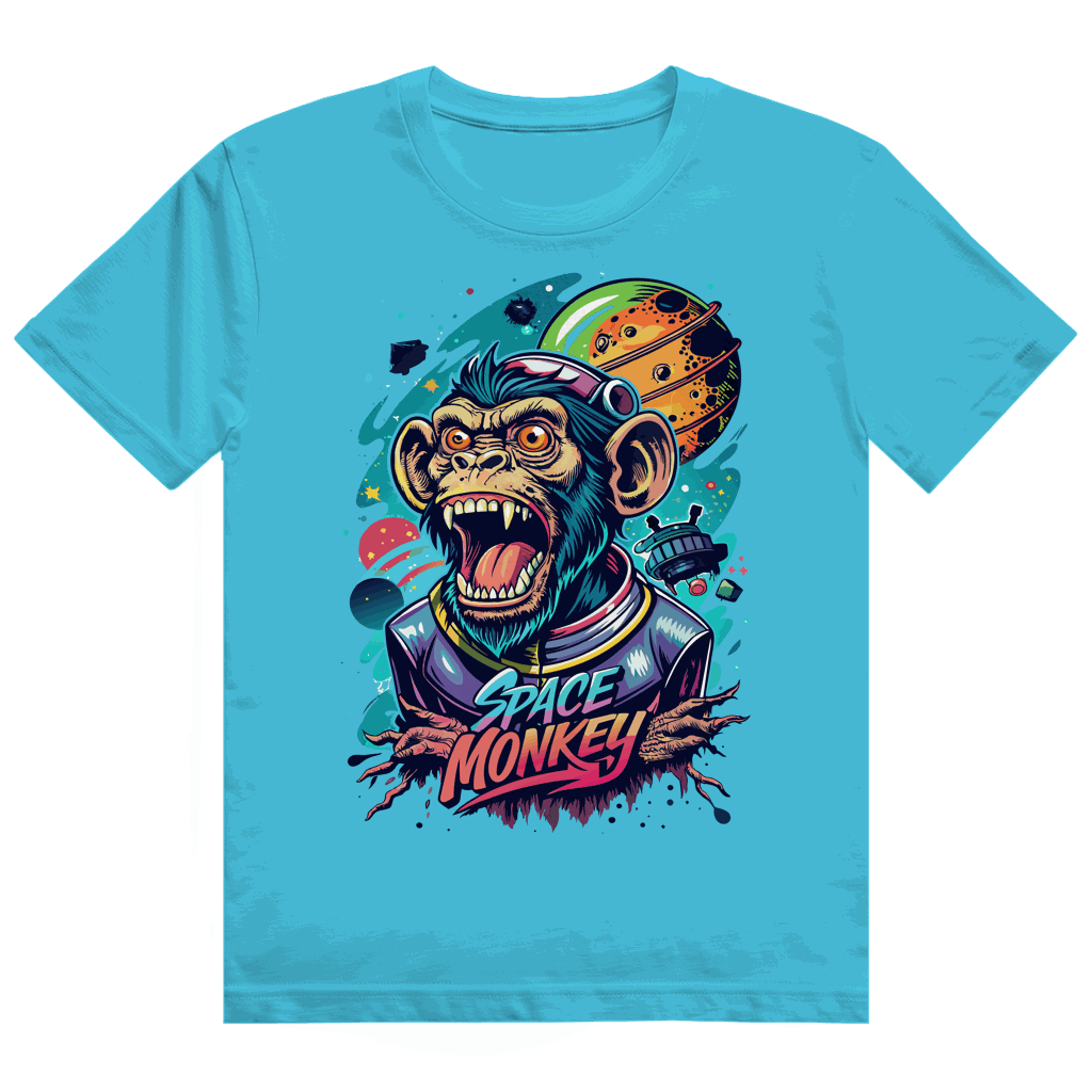 Heavy Cotton T-Shirt - Space Monkey | Division420®