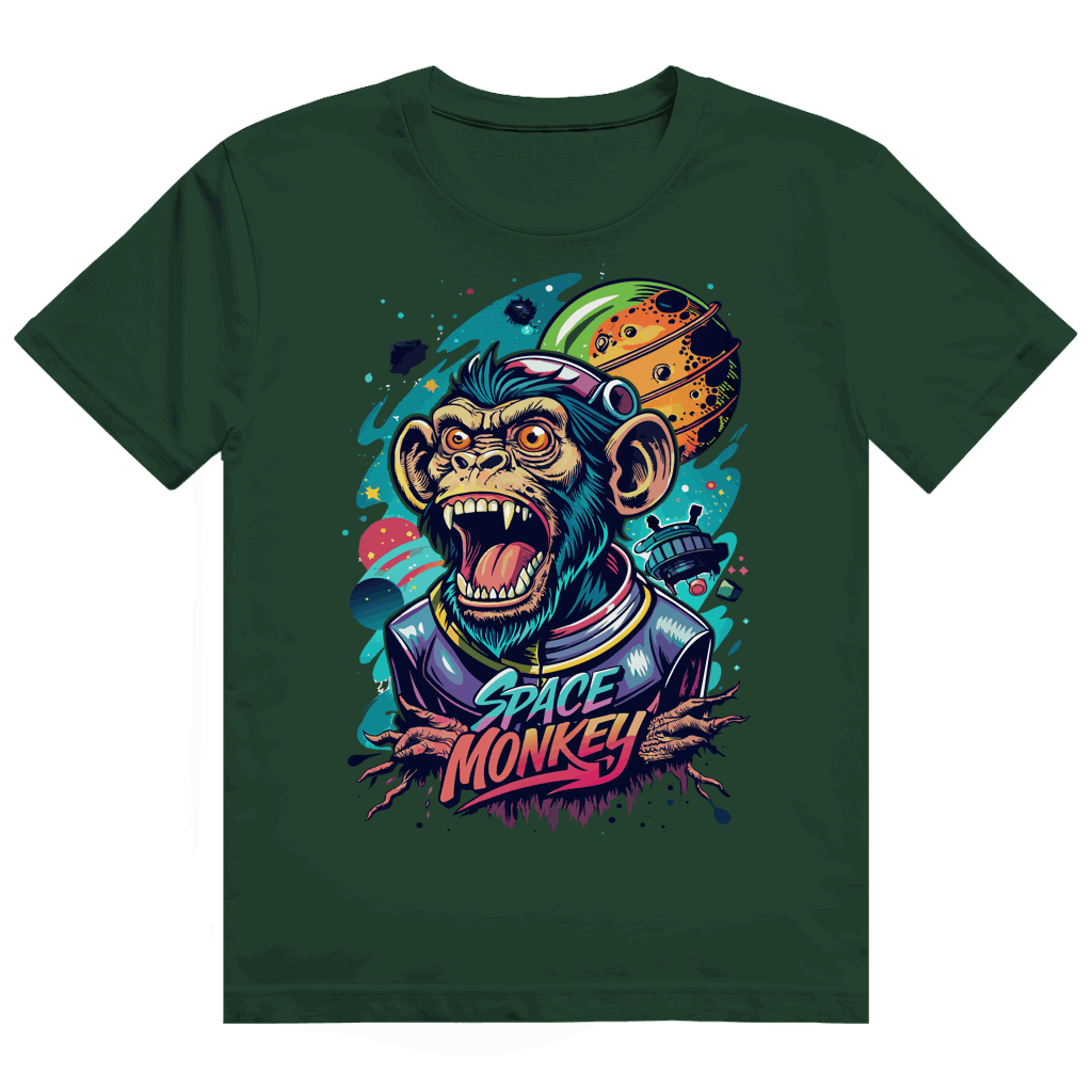 Heavy Cotton T-Shirt - Space Monkey | Division420®