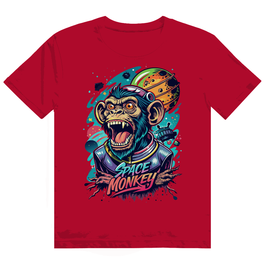 Heavy Cotton T-Shirt - Space Monkey | Division420®